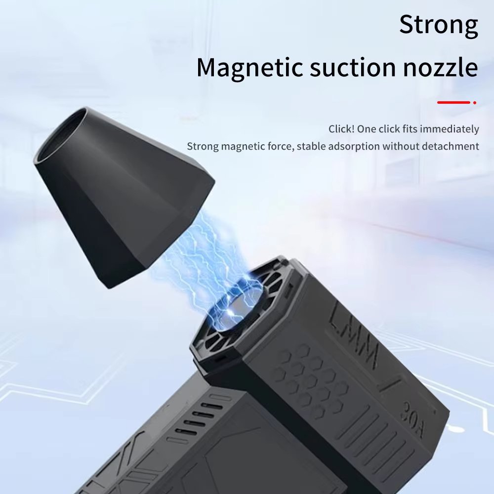 Mini Cordless Turbo Jet Blower 130000 RPM Brushless Motor Powerful Blower High Speed Duct Fan Pocket Jetfan Mini Turbo Fan