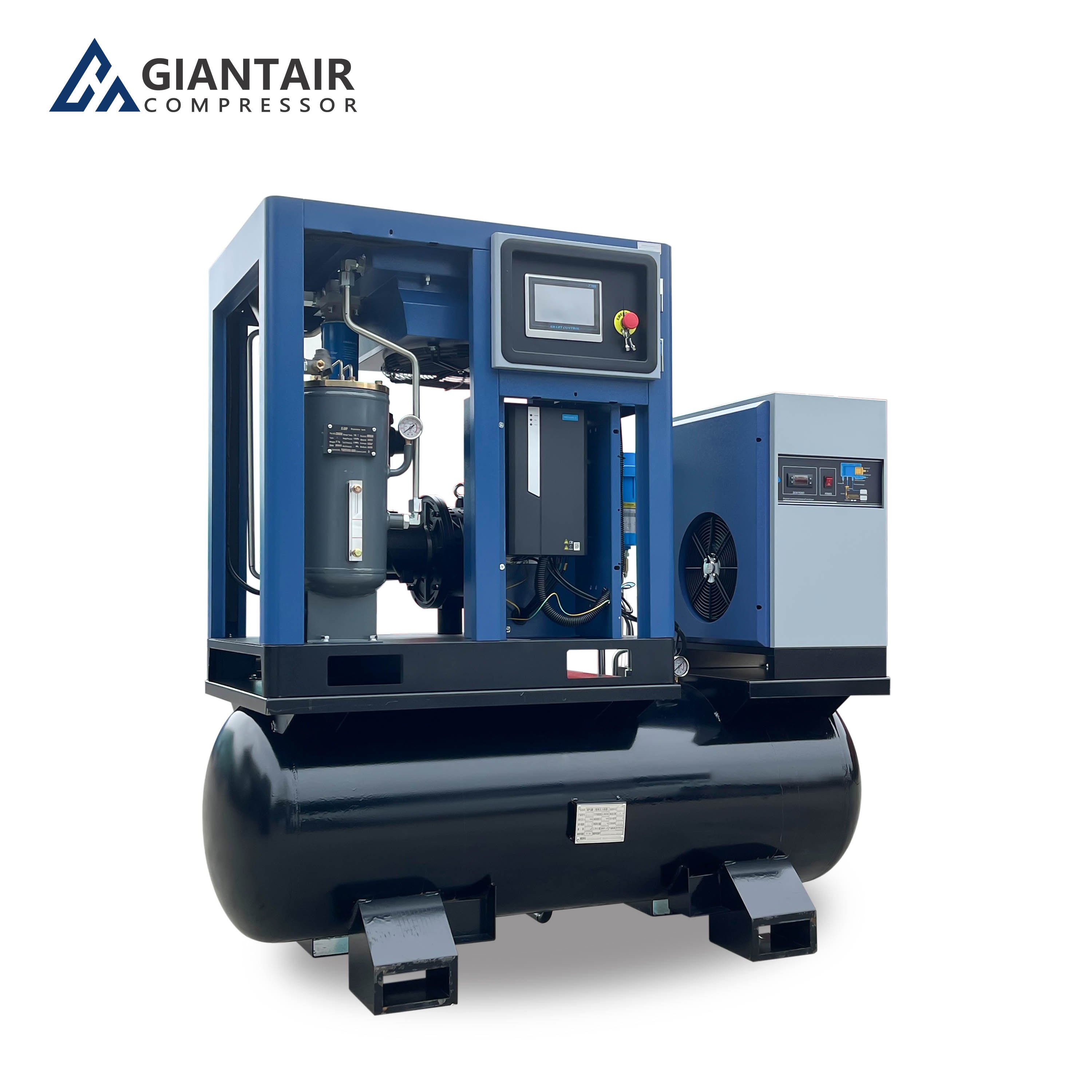 300 500 Liter Compressor De Ar 7.5kw - 37kw Compresor De Aire Industrial 10hp Screw air Compressor for Spray Industrial Sewing