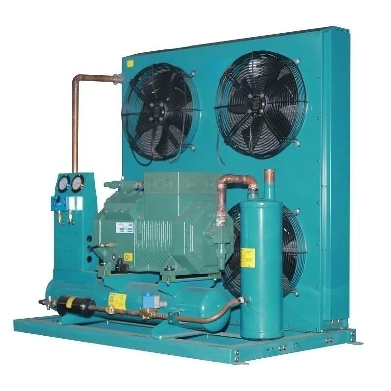 Bitzer Semi Enclosed Condenser Unit Freezer Customized With Cheap High Quality Refrigeration Meat Seafood 10hp 20hp