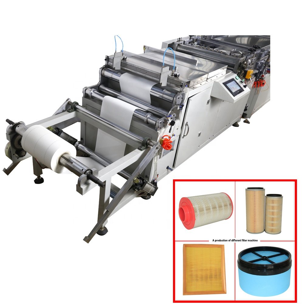 Heavy Air Filter Paper Rotary Pleating Making Machine for Manufacturing Truck Air Filter Production Line