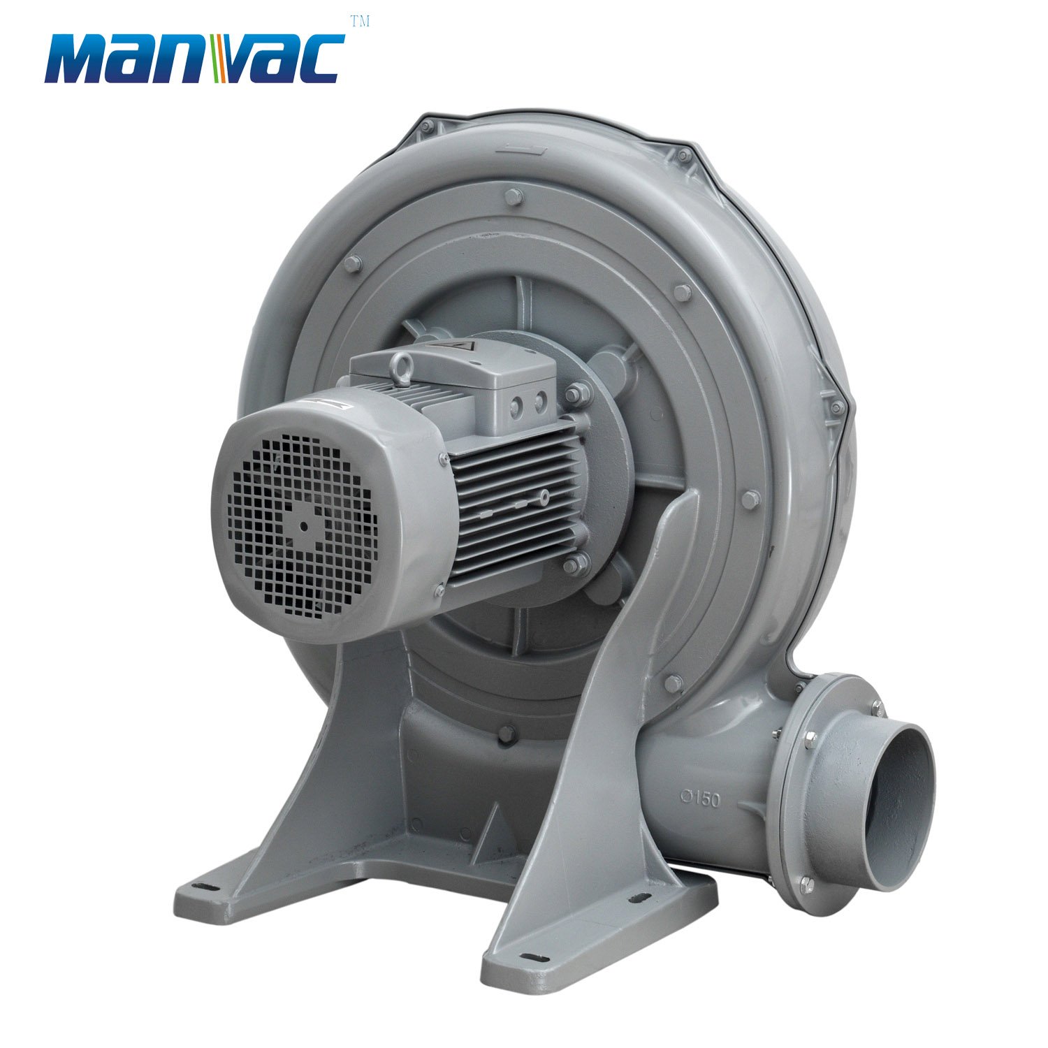 Powerful 0.75KW Single Phase Middle Pressure Turbo Air Blower