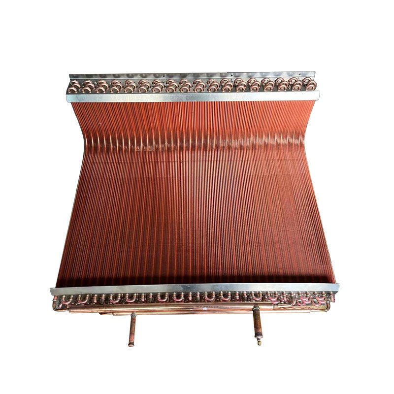 L Type Aluminum Fin Heat Pump Condenser Coils L Shaped Refrigerator Air Cooled Condenser Coil