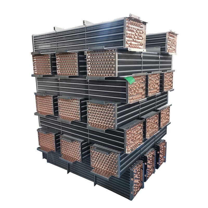 L Type Aluminum Fin Heat Pump Condenser Coils L Shaped Refrigerator Air Cooled Condenser Coil