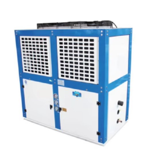 Integrated Air Cooled Refrigeration Condensing Unit V-Type Double Layer Energy Saving Bitzer Compressor Restaurant Industries