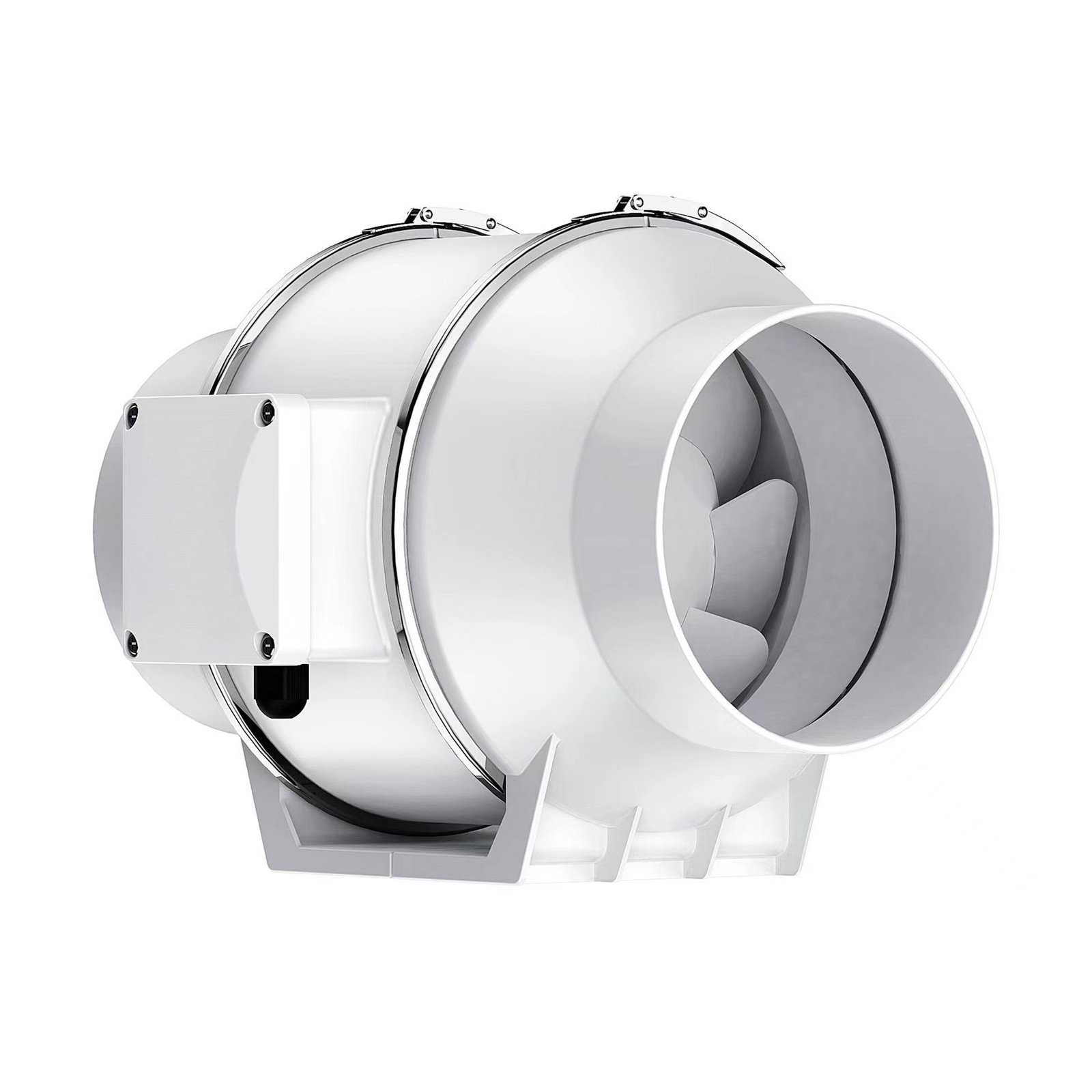110V 220V Silent Exhaust Inline Duct Fan Removable Ventilation Blower Fan