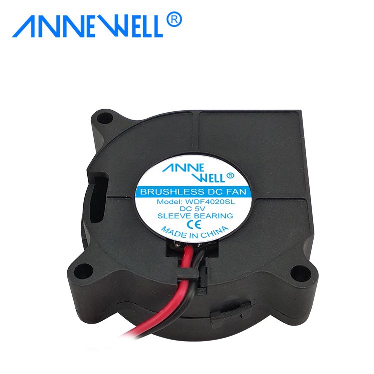 40mm DC Centrifugal Blower Fan 5v/12v 2pin Cooling Fan Suitable for 3D Printer Ball/sleeve Bearing Low Noise High Airflow Fan