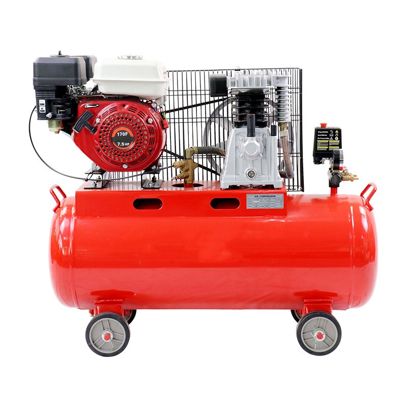 Aluminum Compound Belt 260 Liter 100L Tank Gasoline Compresor Piston Air Compressor
