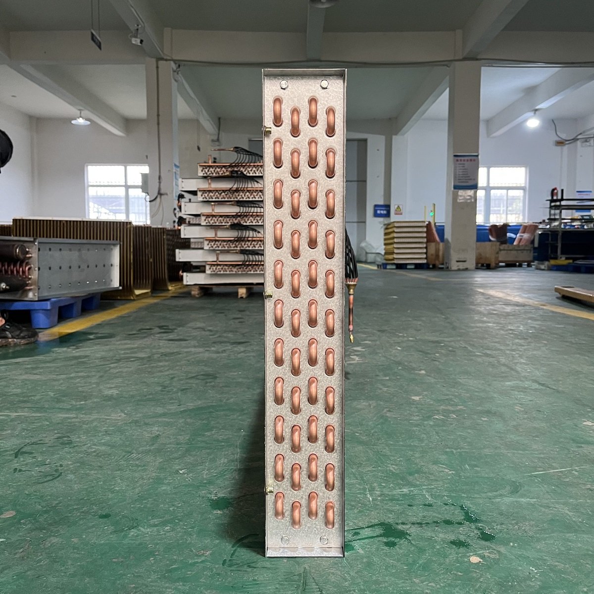 Copper Agricultural Irrigation Water Source Heat Pump Evaporator
