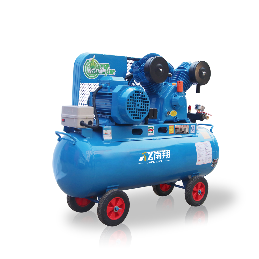 Nanxiang 2HP 1.5kw Mini Portable Low Power Piston air Compressor for Car Industry