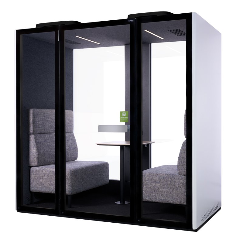 Highly Recommended Acoustic Phone Booth D POD 3.0 Best Office Meeting Pods Simple Easy Assembly Office Phone Booth for 4 Persons