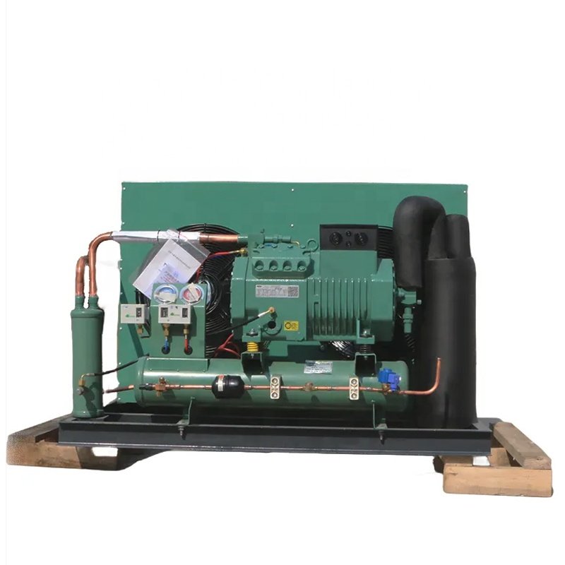 Cooling Compressor System Condenser Unit Refrigeration Cold Storage Room Frozen Freeze Semi Enclosed Piston Condensing Unit 380V
