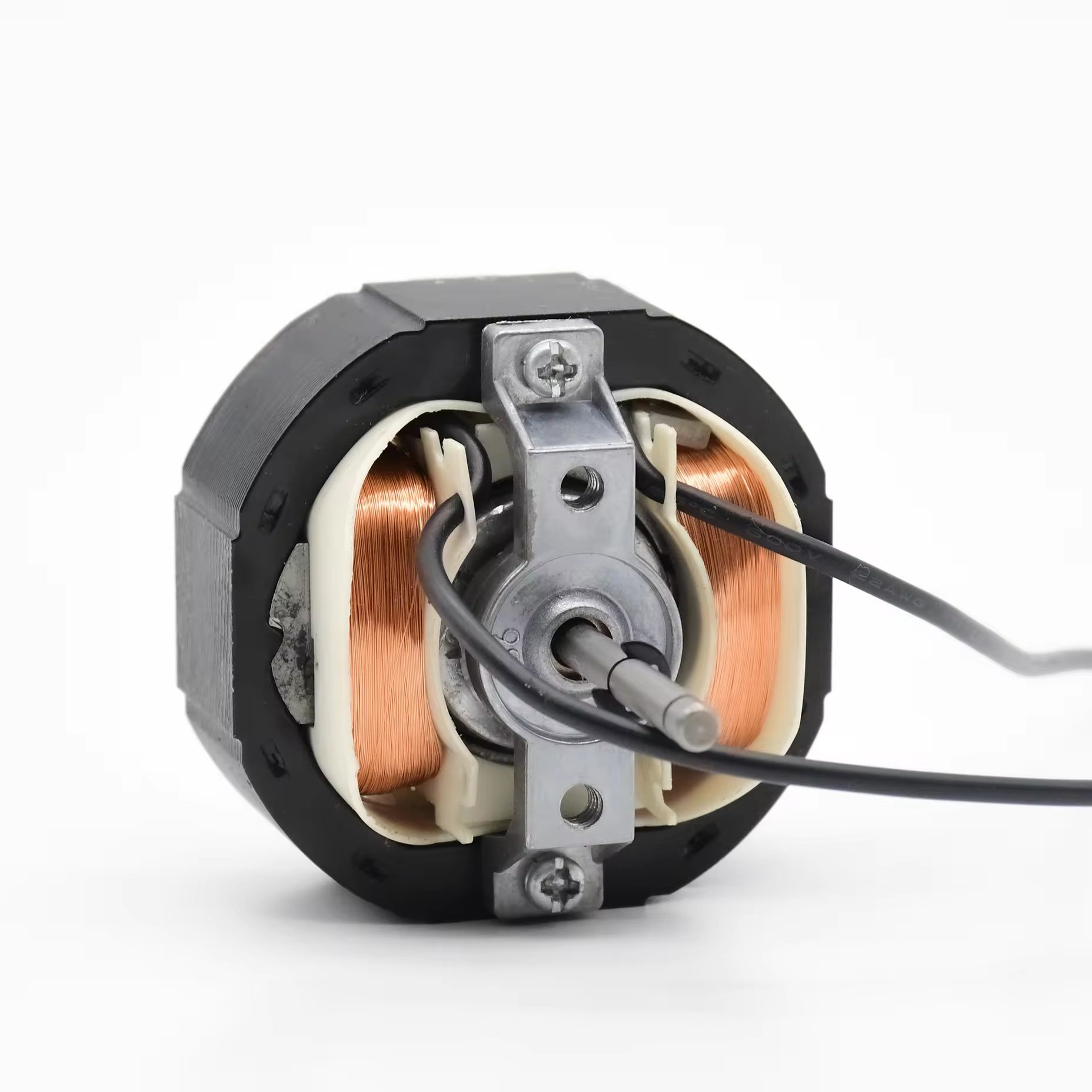220V/240V HVAC Condenser Fan Motor with Black Coating Warm 60Hz Single-Phase Explosion-Proof Feature Black Color