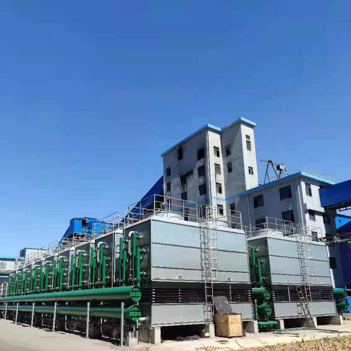 High Efficiency Evaporative Condenser for Industrial Circulating Water Cooling, Evaporative Condensation Heat Transfer Equipment