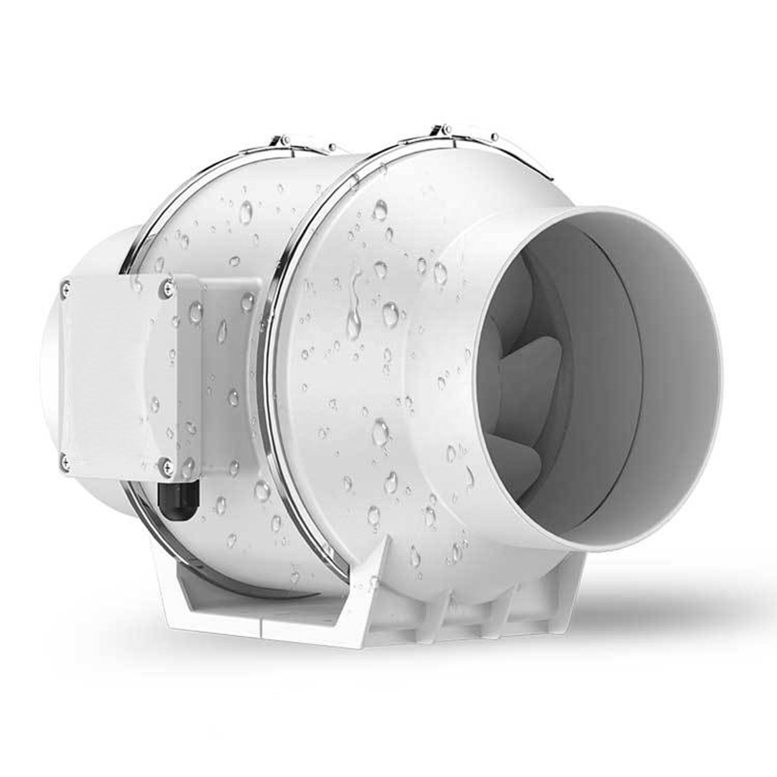4 Inch Inline Duct Fan with Speed Controller Inline Fan for Indoor Greenhouse Ventilation Equipment