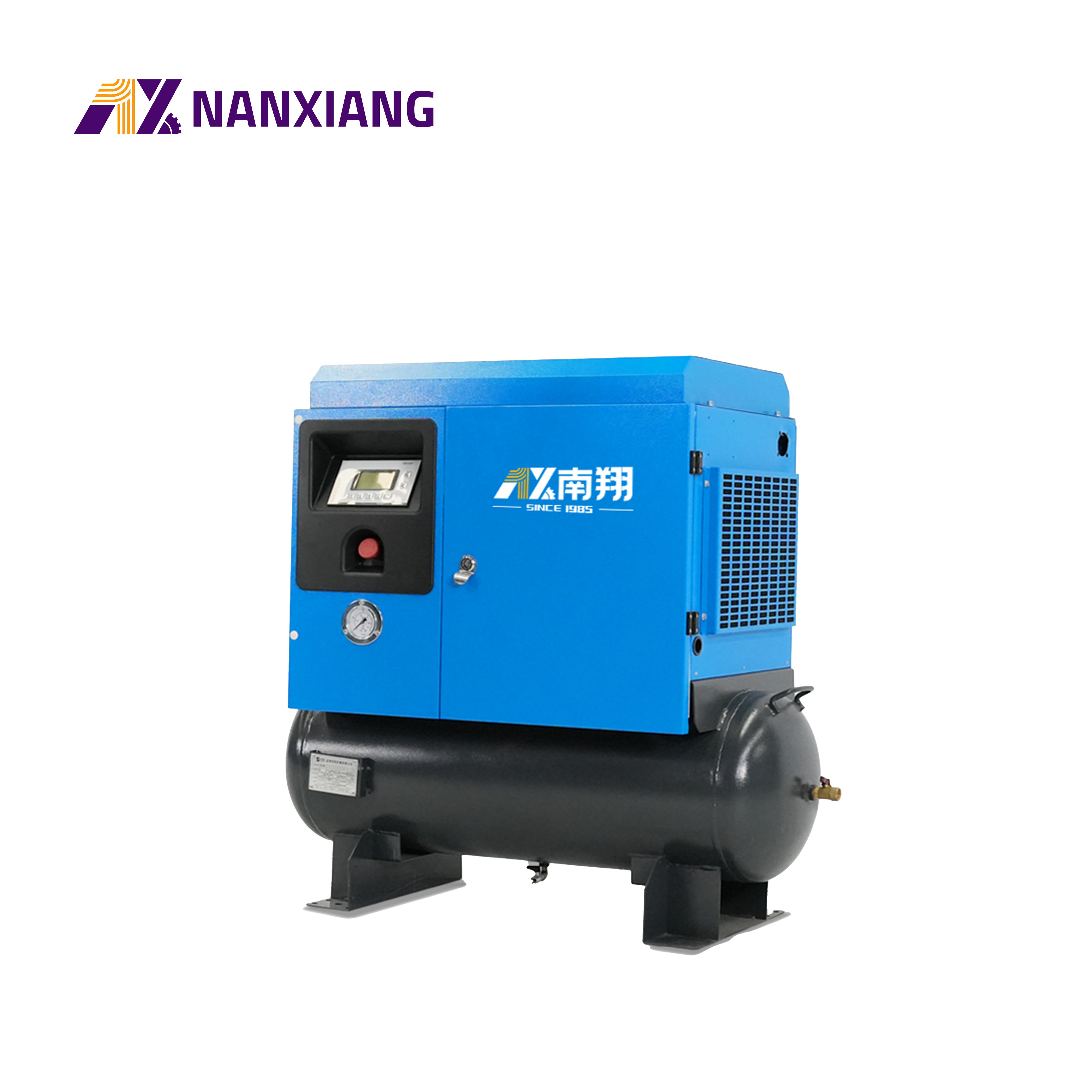 The Factory Price 4.5kw 6 Ph Integrated Screw Air Compressor Portable Electric Air Compressor With Tank