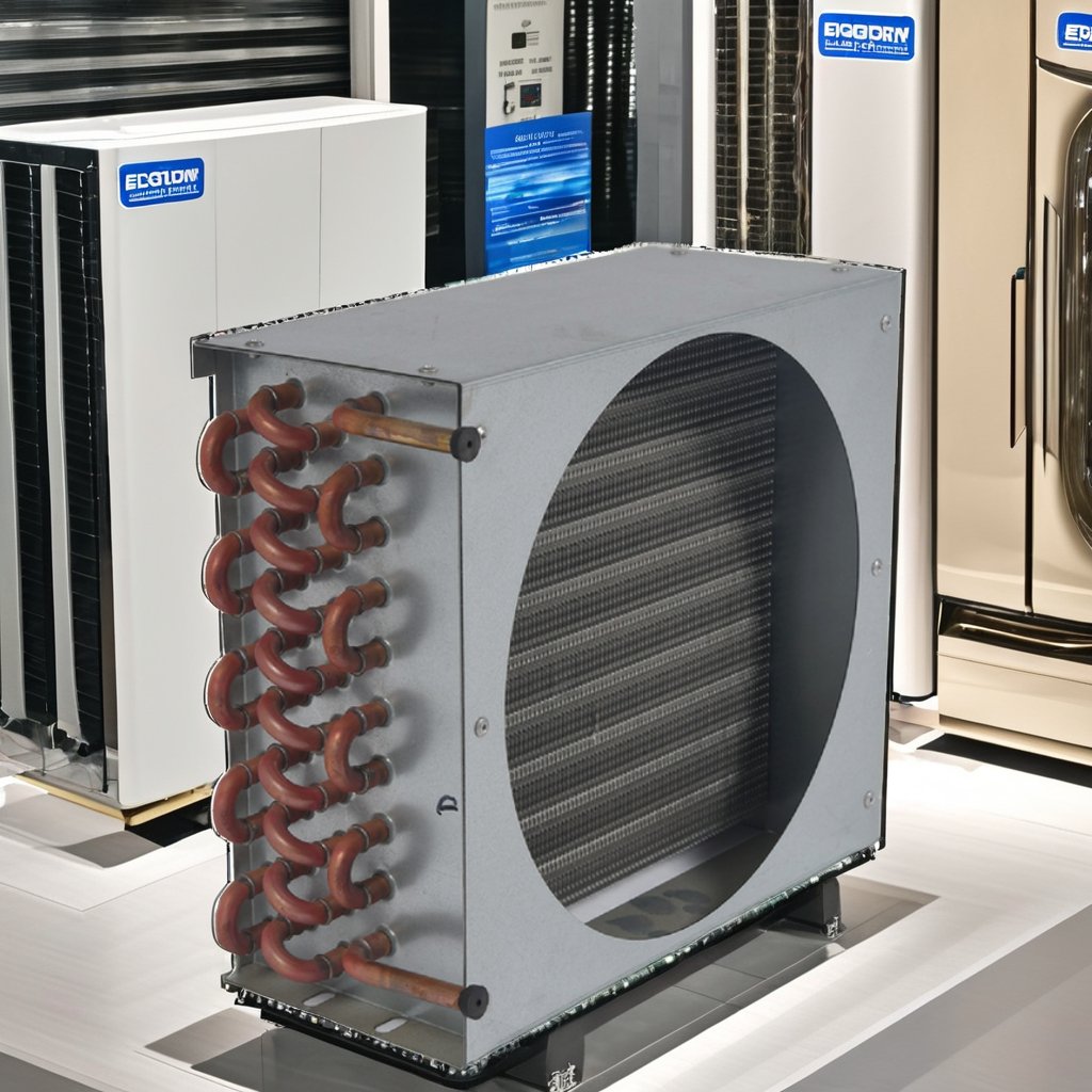 Copper Tube Aluminium Fin Type Refrigeration air Cooled Evaporator Condenser Radiator Refrigerator Heat Exchanger