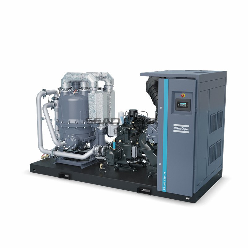 ZR250 ZT250 VSD+ FF Low Noise Atlas Copco Industrial Oil Free Rotary Screw air Compressor