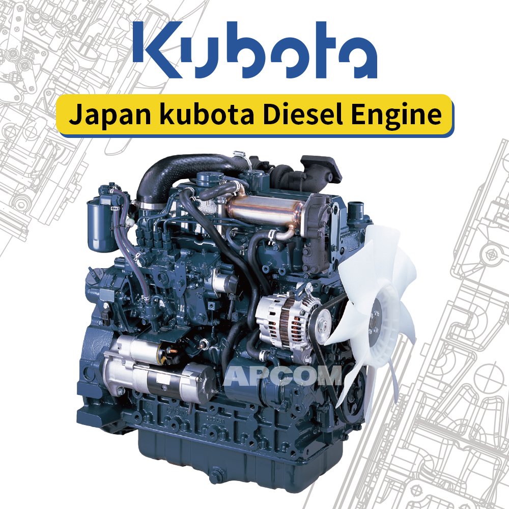 LUY 050-7 Kubota Host Atlas Copco 185 CFM Diesel Engine Air Compressor Portable Screw Type with Heavy Duty Air Cooled Lubricated