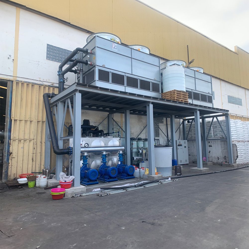 Easy Installation Closed Water Cooling Tower Counter Flow Evaporative Cooling Tower
