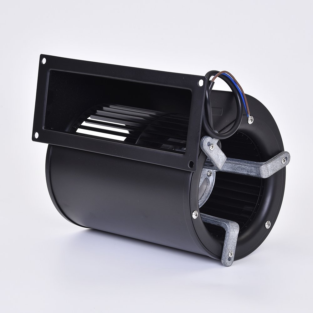 DC 24V 133mm Industrial Free Standing Fan Double Inlet Ventilation Dust Extraction Fan Forward Curved Centrifugal Blower Fan