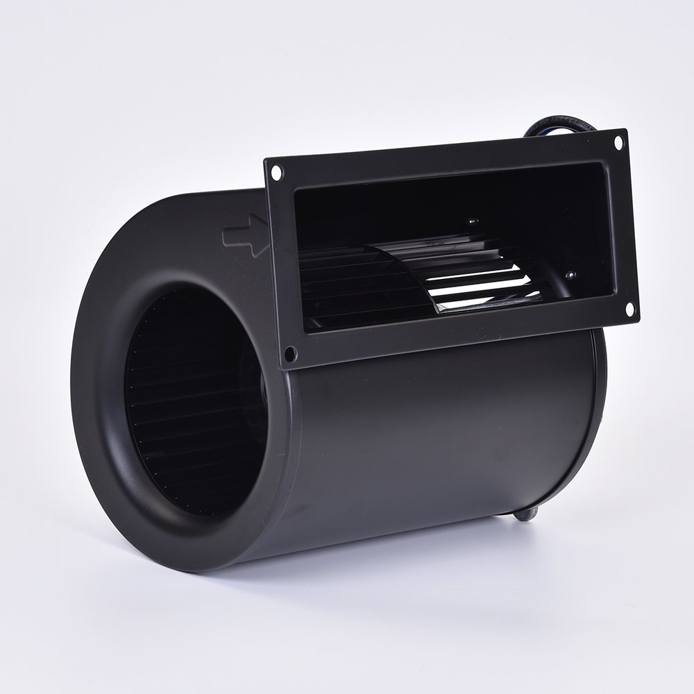 DC 24V 133mm Industrial Free Standing Fan Double Inlet Ventilation Dust Extraction Fan Forward Curved Centrifugal Blower Fan