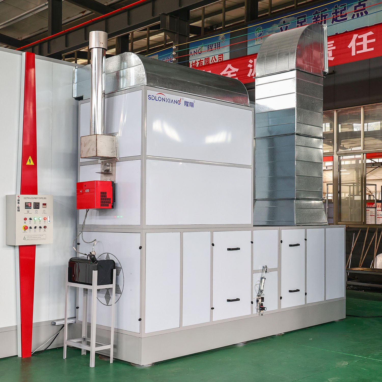 Large 9m X 5m Paint Booth with LED Lighting and Diesel Heating System for Car Filter System Paint Booth for Cars