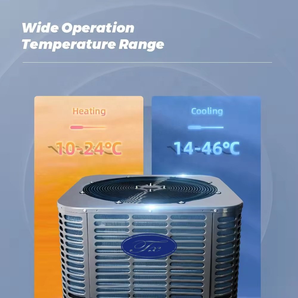 HVAC System Air Handling Unit 2-5 Ton Ducted Central Air Conditioner with Top Discharge Condensing Unit HVAC Air Handler Units