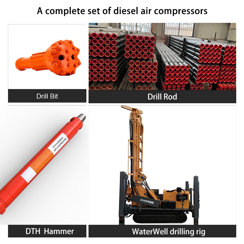 Factory Supply Hot Sale 31m3 /min 25bar 390kw Industrial Diesel Air Compressors