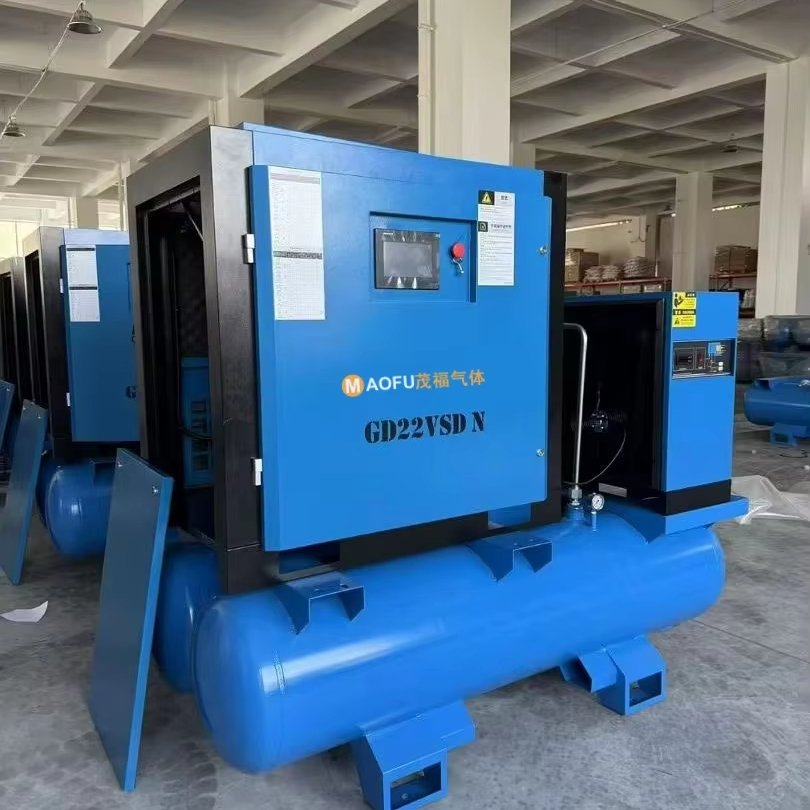 50 Liter 200 Liter 500 Liter Compressed Petrol Screw Air Compressor With Gas Engine