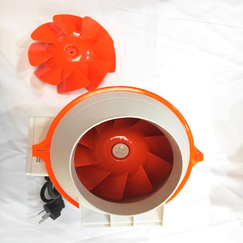 6 Inch Low Noise Inline Duct Hydroponic Exhaust Fan Ventilation Ventilating Blower Fan