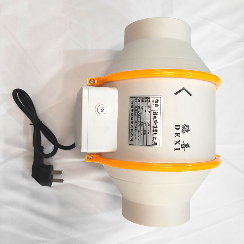 6 Inch Low Noise Inline Duct Hydroponic Exhaust Fan Ventilation Ventilating Blower Fan