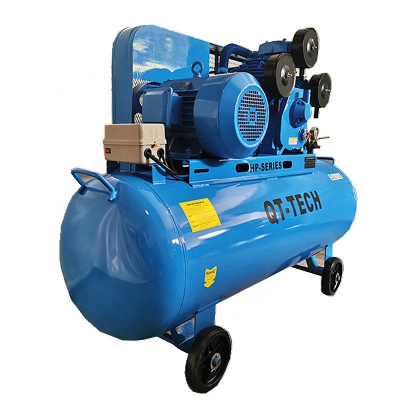 10HP 7.5KW 300L Piston air Compressor 300liter tank Belt Drive air Compressor 1130L/MIN