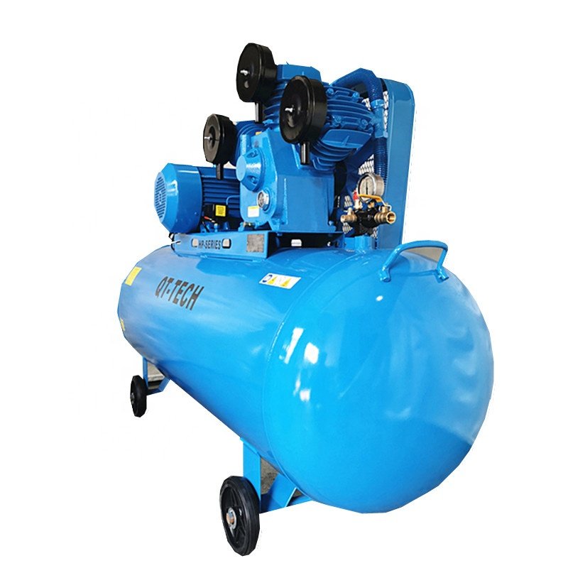 10HP 7.5KW 300L Piston air Compressor 300liter tank Belt Drive air Compressor 1130L/MIN
