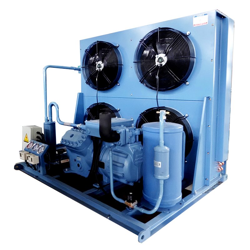 High-Temperature 30HP RefComp Piston Refrigeration Unit Air-Cooled Water-Cooled Units Reduced Price R22 Refrigerant Condenser