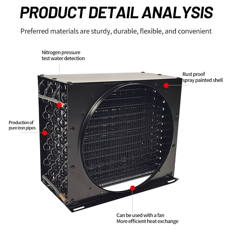 Refrigerator Condenser Refrigeration Iron Pipes Heat Exchange Industrial Evaporative Cooler Air Exchanger Fridge Part