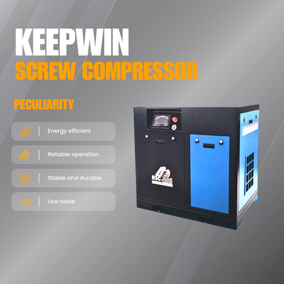 15% Power Saving 2024 Hot Sale SLR-45 45KW 60 HP Two Stage Rotary Screw Air Compressor