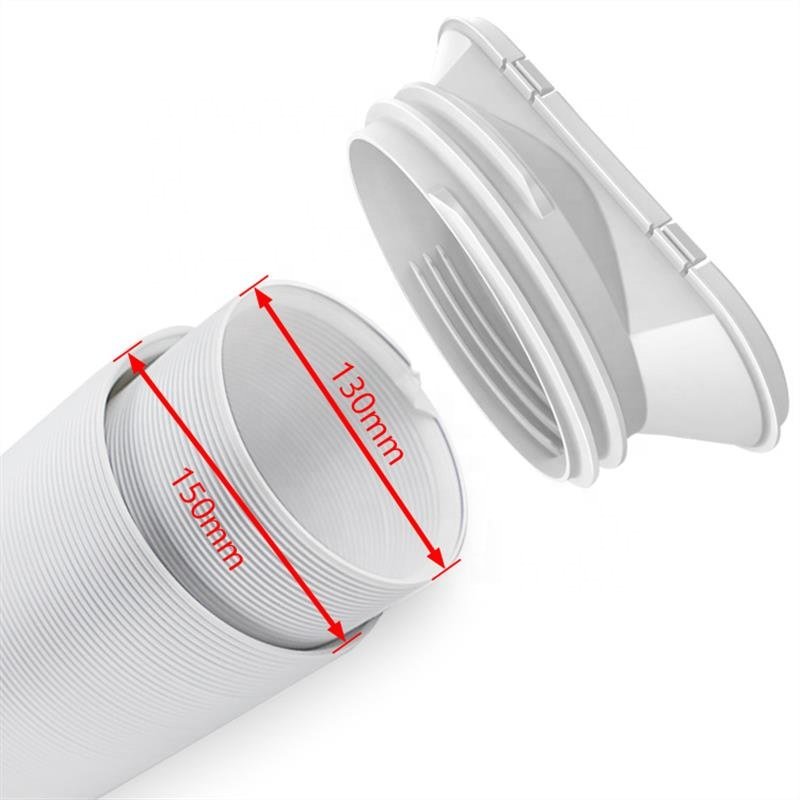 Exhaust Duct Adapter for AC Kit Thickened Air Conditioning Window Coupler Portable Outdoor Air Conditioner Connector Adapter