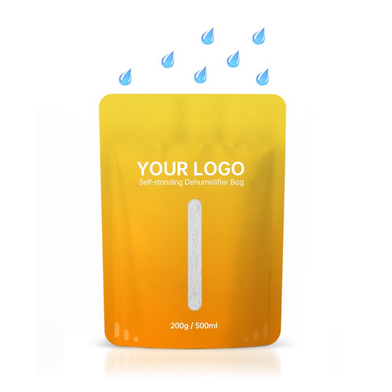 200g High Absorption Self-standing Doypack Dehumidifier Bag Moisture Absorber for Wardrobe