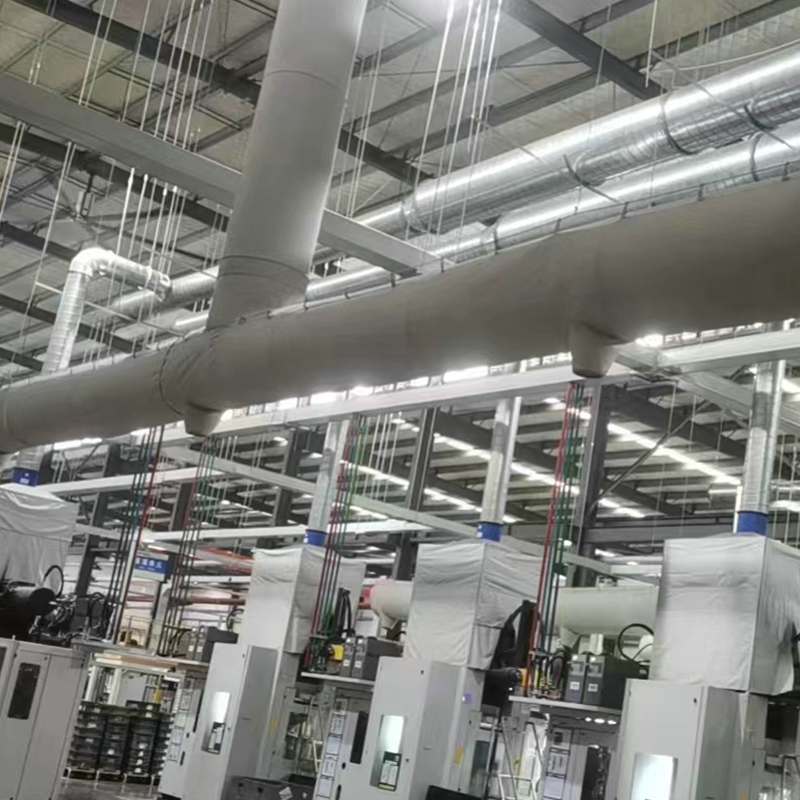 Professional Quick Installation No Condensation Fabric Air Duct Fabric Ventilation Duct