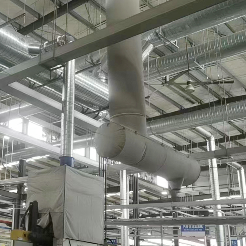 Professional Quick Installation No Condensation Fabric Air Duct Fabric Ventilation Duct