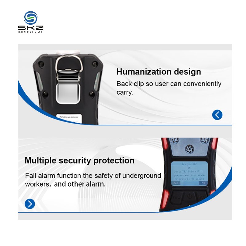 0-100%lel Portable Ch4 Gas Detector Methane Monitor SKZ2054C-CH4 air Quality Methane Multi Gas Analyzer