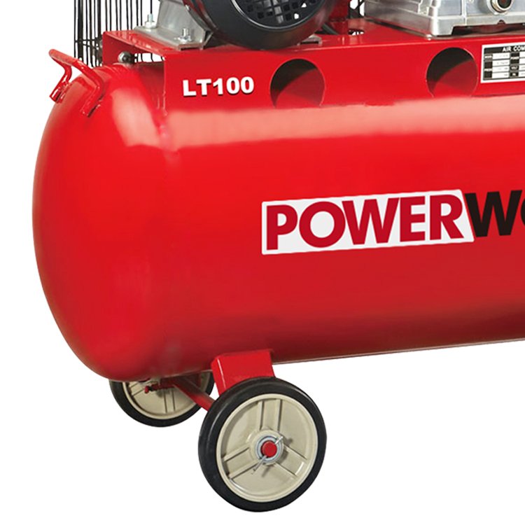 Super Quality Air Compressor Italy Pump Type Belt-driven air Compressor 100L tank Capacity 2.2kw 3hp