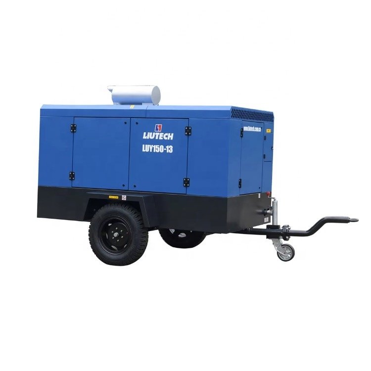 Liutech LUY150-13 Screw Type Energy diesel Saving Portable Mobile Sand Blasting air Compressor for Industrial Compressor air