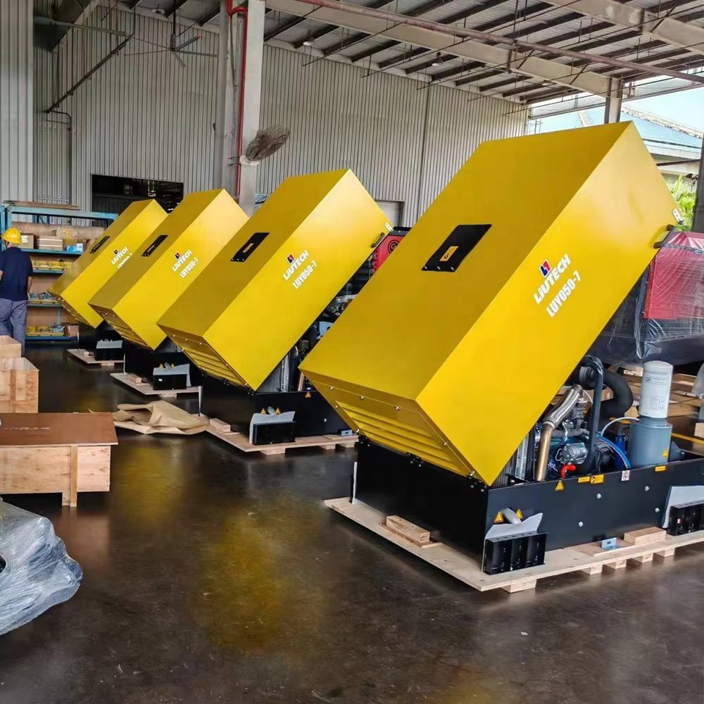 Liutech LUY150-13 Screw Type Energy diesel Saving Portable Mobile Sand Blasting air Compressor for Industrial Compressor air