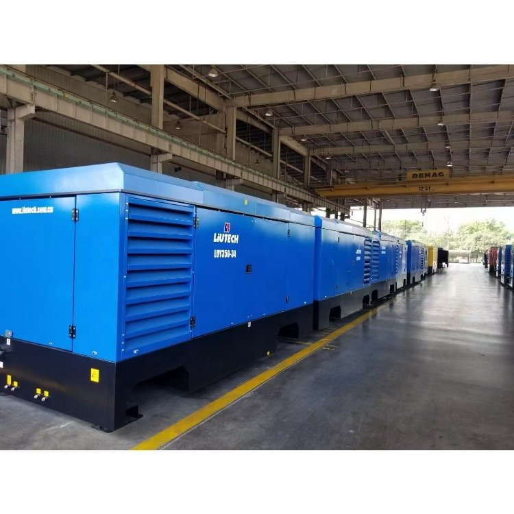 Liutech LUY150-13 Screw Type Energy diesel Saving Portable Mobile Sand Blasting air Compressor for Industrial Compressor air