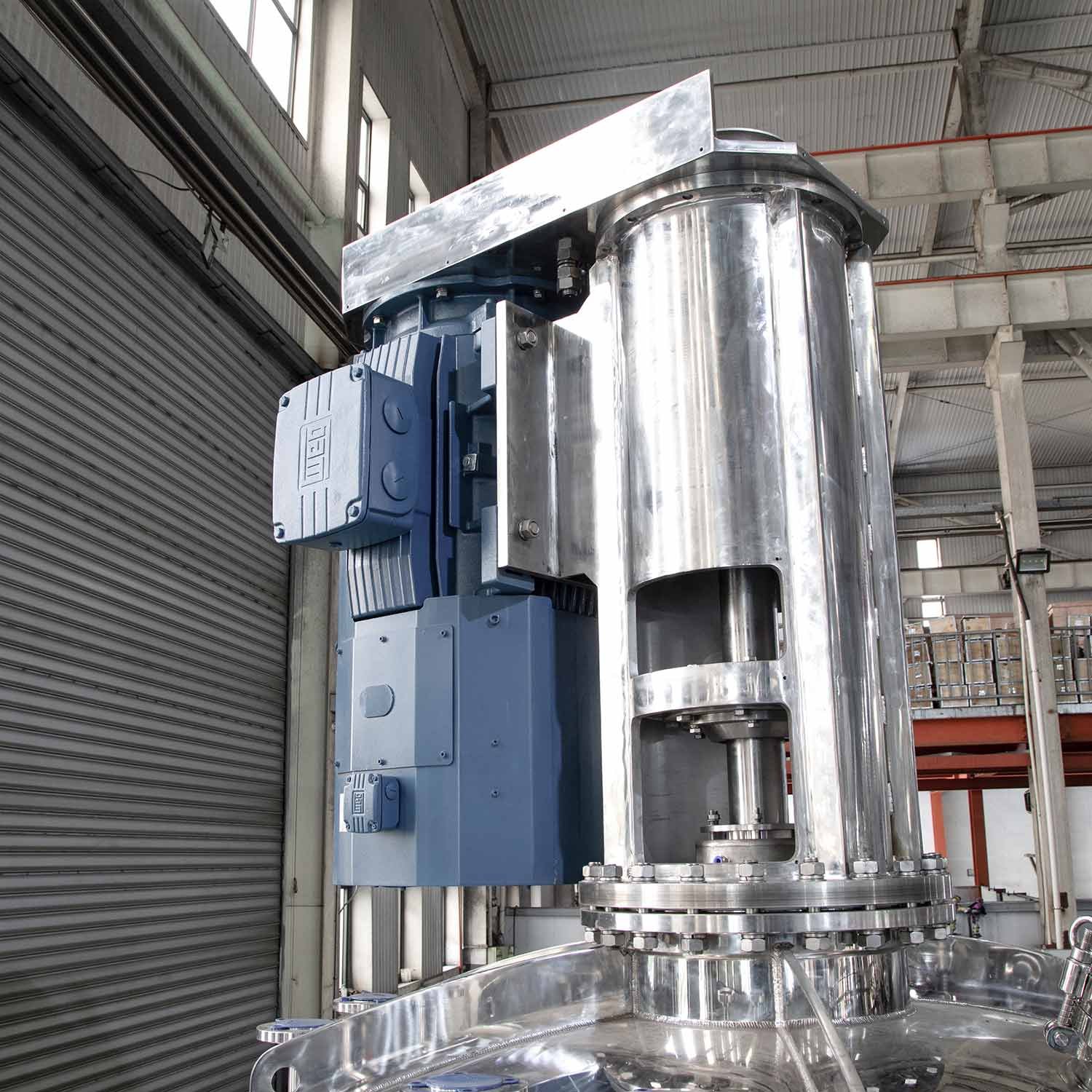 JHENTEN 5000L Agitating Homogenizer Emulsification Equipment Cocoa Butter Melting Machine Fermentation Mixing Tank