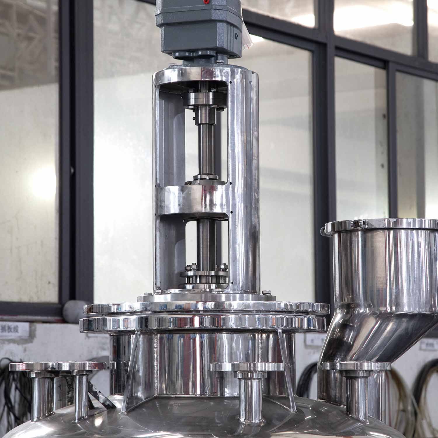 JHENTEN 5000L Agitating Homogenizer Emulsification Equipment Cocoa Butter Melting Machine Fermentation Mixing Tank