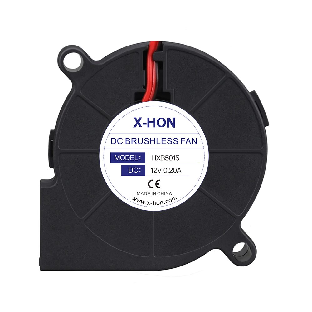 5015 Blower Fans 24V Dual Ball Bearing, Strong Air Flow 50x50x15mm Brushless Cooling Fans 2PIN