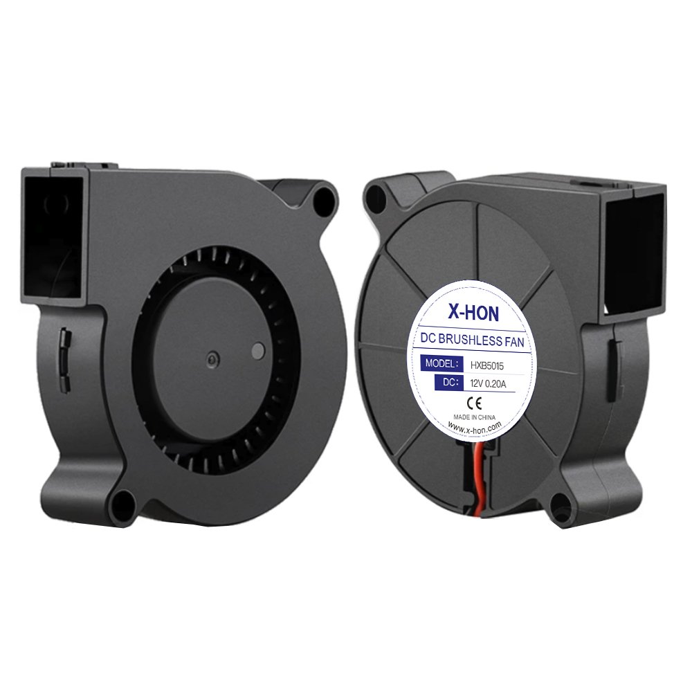 5015 Blower Fans 24V Dual Ball Bearing, Strong Air Flow 50x50x15mm Brushless Cooling Fans 2PIN