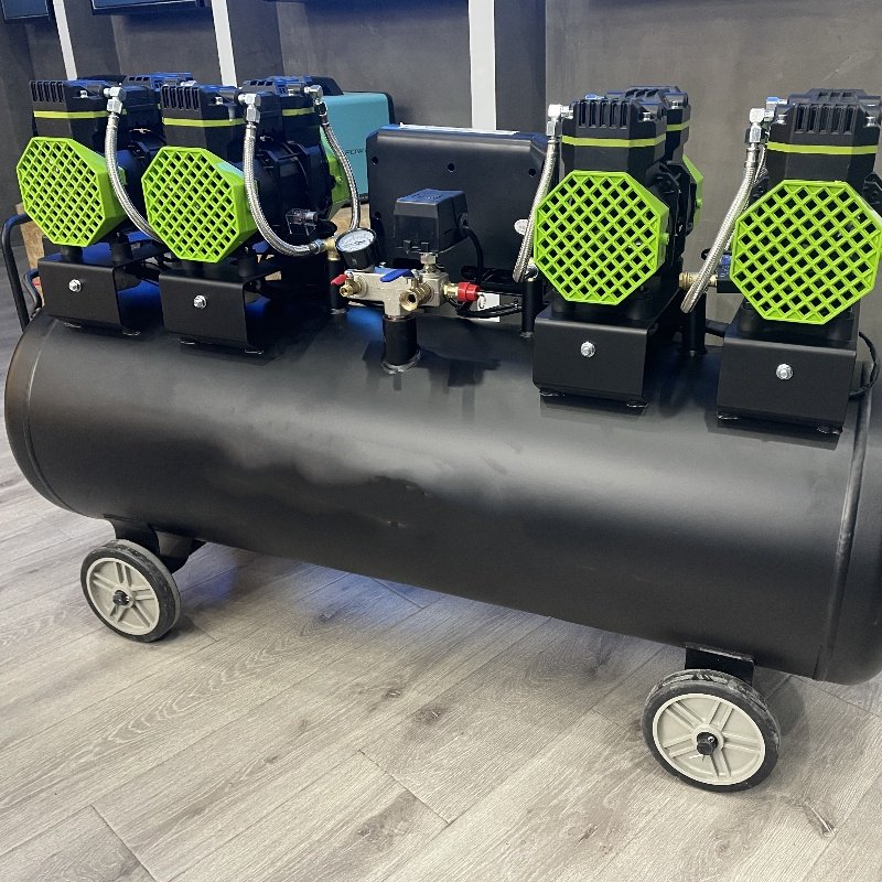 High Quality Piston Oil Free Low Noise Air Compressor Mixed Metal Efficient Air Compressor
